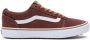 VANS Ward suède sneakers donkerrood wit - Thumbnail 1