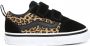 Vans TD Ward V Meisjes Sneakers (Cheetah) Black White - Thumbnail 1