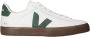 Veja Campo leren sneakers wit groen - Thumbnail 1
