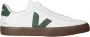 Veja Campo leren sneakers wit groen - Thumbnail 1