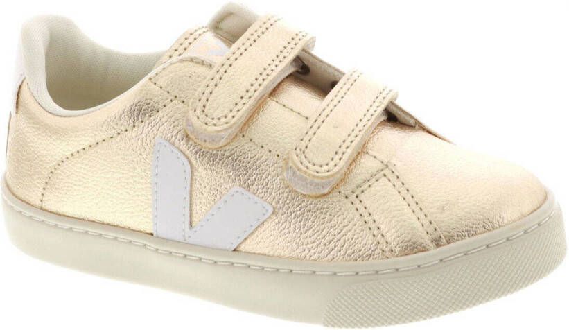 Veja leren sneakers goud Meisjes Meerkleurig 28 | Sneaker van