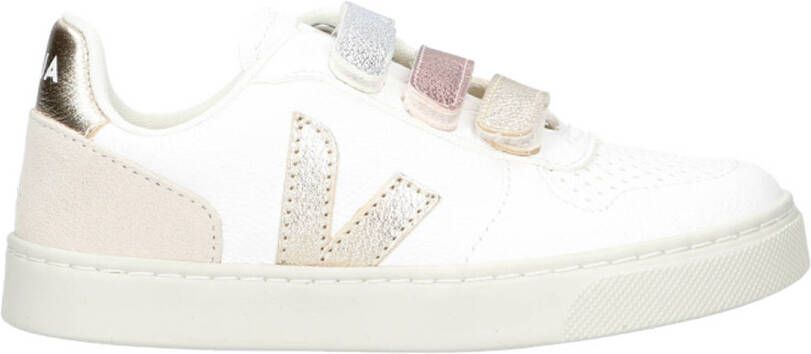 Veja Small V-10 Sneakers Leren Sneaker Meisjes Wit
