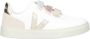 Veja Small V-10 Sneakers Leren Sneaker Meisjes Wit - Thumbnail 1