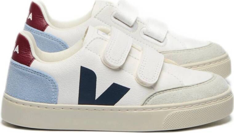 Veja Small V-12 Sneakers Leren Sneaker Jongens Wit