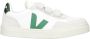 Veja Small V-90 leren sneakers wit groen - Thumbnail 1