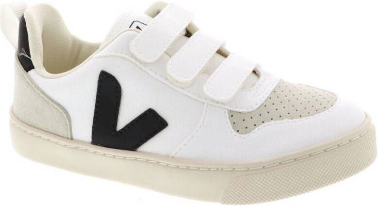 Veja sneakers wit zwart Jongens Imitatieleer Meerkleurig 28