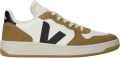 Veja Sneakers laag 'V-10 Prime' ombergrijs zwart offwhite - Beige