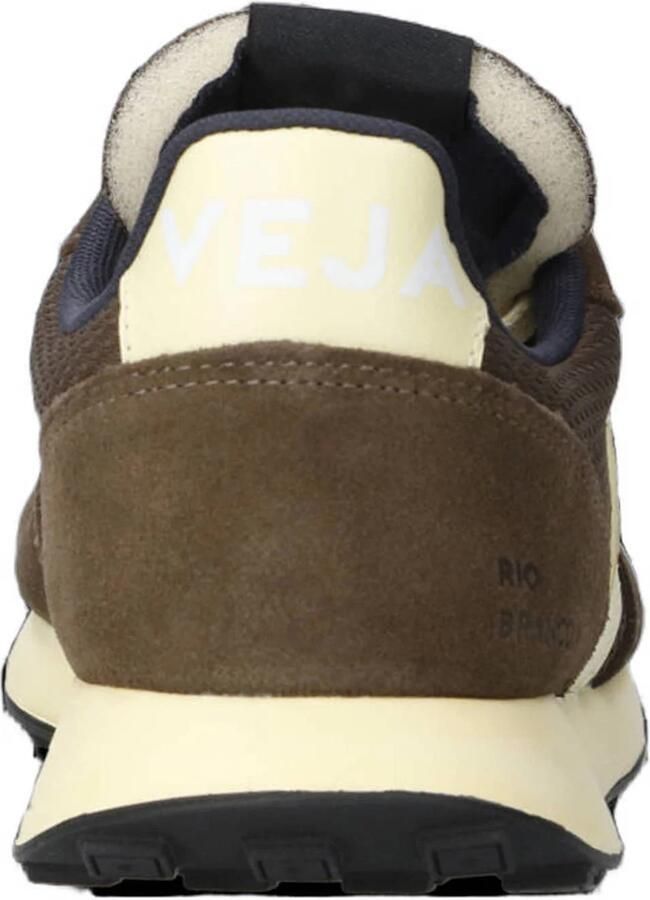 Veja Rio Branco II suède sneakers met logo donkerbruin wit - Foto 2