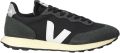 Veja Rio Branco II suède sneakers met logo zwart wit - Zwart