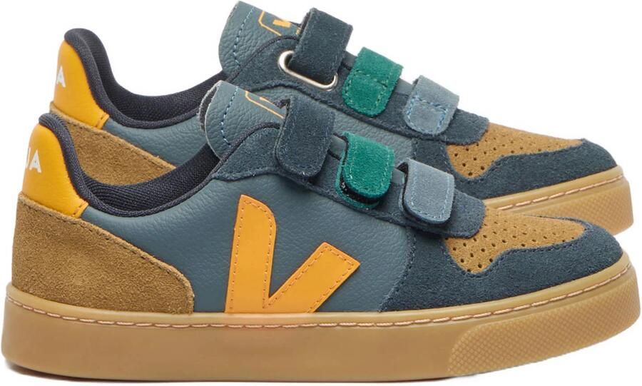 VEJA Small V-10 california ouro multi blauw