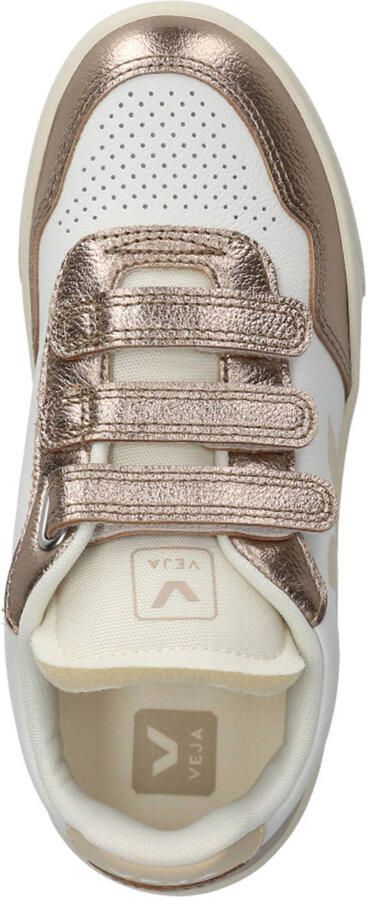 Veja Small V-90 leren sneakers wit brons - Foto 2