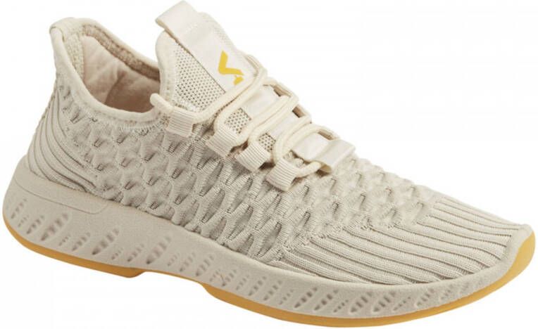 Venice Beige sneaker knitted - Schoenen.nl