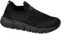Venice Dames Zwarte mesh sneaker Memory foam - Thumbnail 1