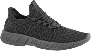 Venice Zwarte chunky sneaker knitted