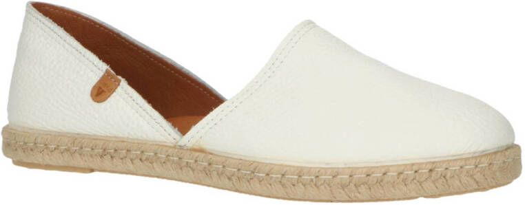 Verbenas Carmen leren espadrilles wit