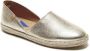 Verbenas Carmen Nucleo meal leren espadrilles goud - Thumbnail 1