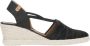 Verbenas Maika Sandalen Touwzool Zwart - Thumbnail 1