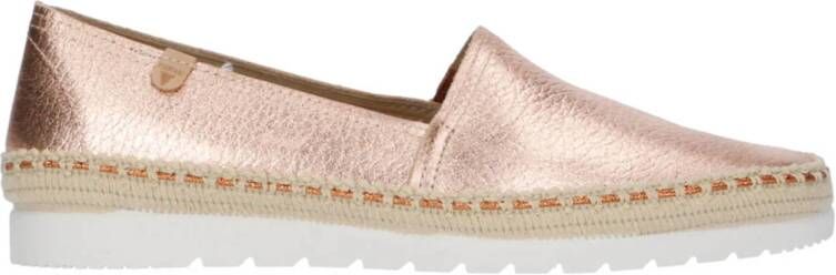 Verbenas Noa Nucleo metal leren espadrilles roze metallic