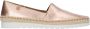 Verbenas Noa Nucleo metal leren espadrilles roze metallic - Thumbnail 1