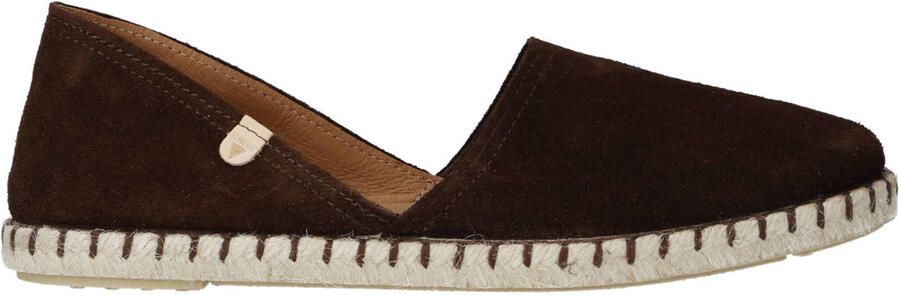 Verbenas Carmen suède espadrilles donkerbruin - Foto 6