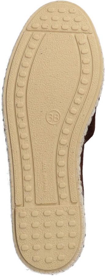 Verbenas Carmen suède espadrilles donkerbruin - Foto 7