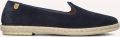 VERBENAS Espadrilles Dames Kasie Suède Donkerblauw - Blauw