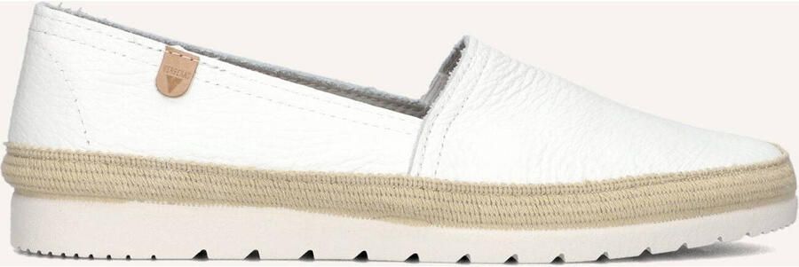 VERBENAS Espadrilles Dames Noa Leer Wit - Foto 2