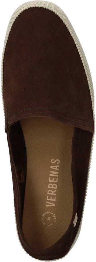 Verbenas Noa suède espadrilles donkerbruin - Foto 3