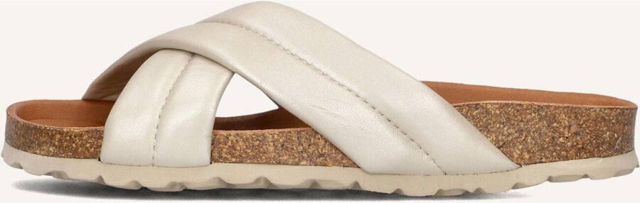 VERBENAS Slippers Dames Riot Leer Goud - Foto 2