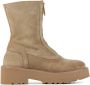 Via Vai Bobbi Strip 59019 suède enkelboots beige - Thumbnail 2