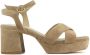 VIA VAI Sandalen Dames Cassia Six Maat: 41 Materiaal: Suède Kleur: Camel - Thumbnail 2