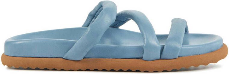 VIA VAI Slippers Slides Dames 58158 Candy Blauw