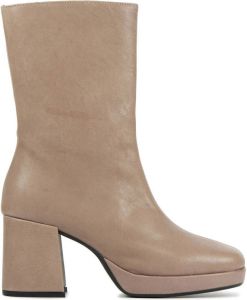 VIA VAI Enkellaarsjes Dames Laarzen Damesschoenen Leer 57041 led Roze