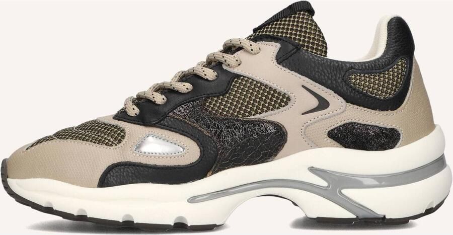 VIA VAI Lage Sneakers Dames Vesper Due Leer Beige - Foto 3