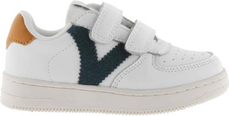 Victoria 1124104 sneakers wit groen Imitatieleer Meerkleurig 25