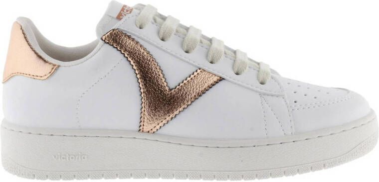 Victoria Dames sportschoenen madrid basket efecto piel & metal White Dames