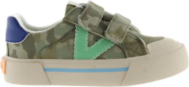 Victoria Tribu Tiras Lona Prints sneakers kaki