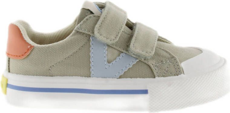 Victoria Tribu Tiras Lona sneakers kaki