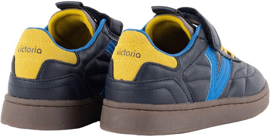 Victoria sneakers donkerblauw geel - Foto 3