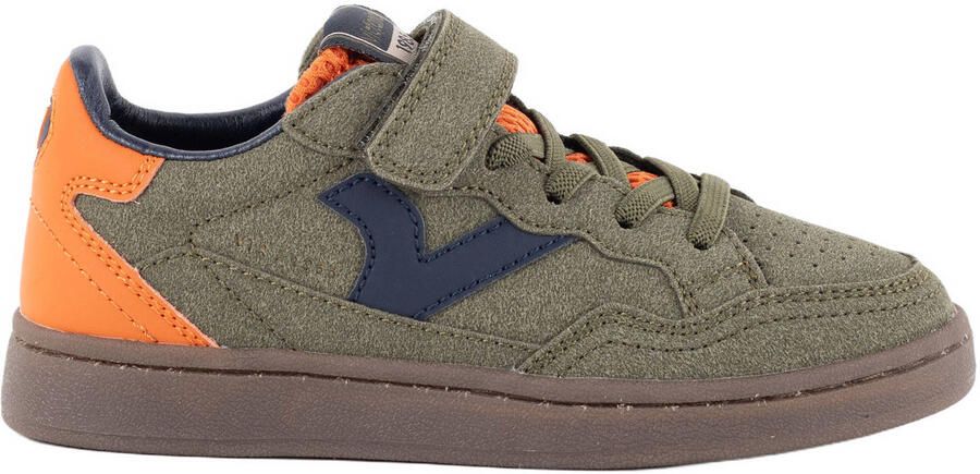 Victoria sneakers kaki oranje