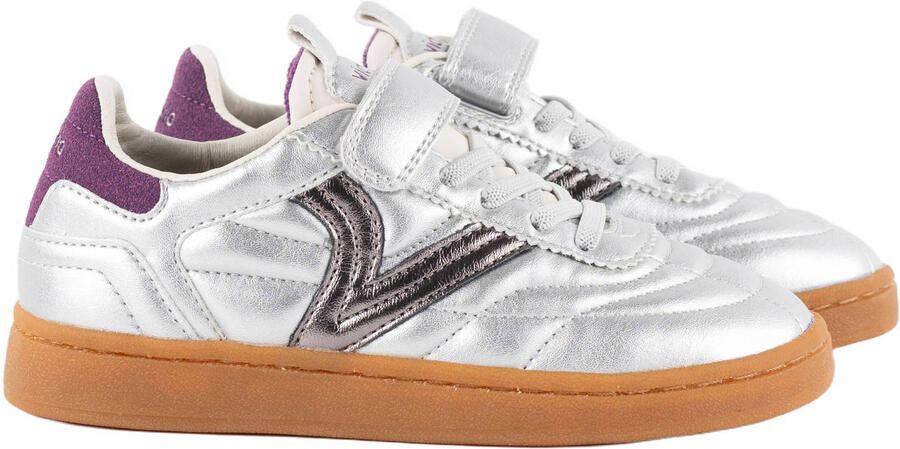 Victoria sneakers zilver donkerrood - Foto 3
