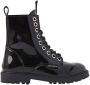 Vingino Eva High Veterboots Laarzen Met Veters Zwart - Thumbnail 2