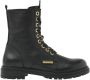 Vingino Julia Veterboots Laarzen Met Veters Meisjes Kids Zwart - Thumbnail 2