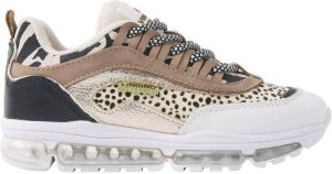 Vingino Linn leren sneakers meisjes bruin