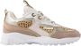 VINGINO Mandy 2 leren sneakers beige Meisjes Leer Meerkleurig 38 - Thumbnail 1