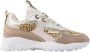 VINGINO Mandy 2 leren sneakers beige Meisjes Leer Meerkleurig 35 - Thumbnail 1