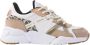 VINGINO Odilia leren sneakers beige wit Meisjes Leer Panterprint 38 - Thumbnail 2