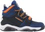 Vingino Raoul Mid leren sneakers donkerblauw - Thumbnail 1