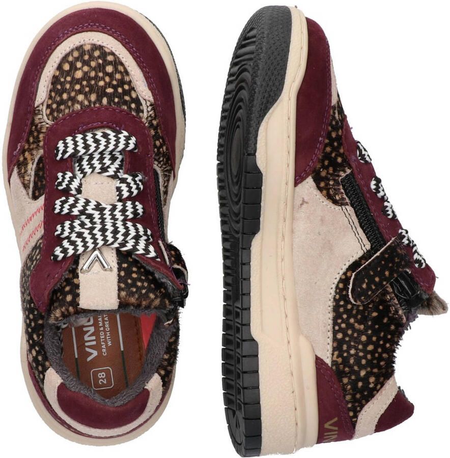 Vingino VIN825592-448 Meisjes Lage Sneakers Paars Leer Veters - Foto 2