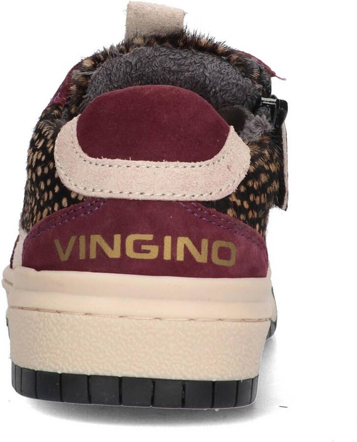 Vingino VIN825592-448 Meisjes Lage Sneakers Paars Leer Veters - Foto 3